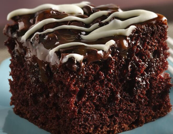 chocolate gelatin cake
